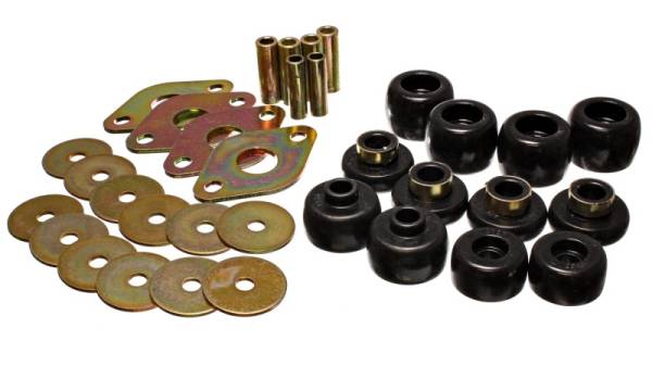 Energy Suspension - Energy Suspension 93-98 Toyota T100 Black Body Cab Mount Set