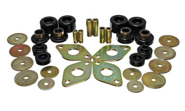 Energy Suspension - Energy Suspension 01-04 Toyota Pickup 2WD/4WD (Exc T-100/Tundra) Black Body Cab Mount Set