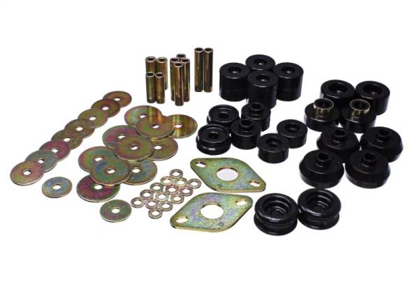 Energy Suspension - Energy Suspension 96-99 Toyota 4Runner 2WD/4WD Black Body Mount Bushing Set