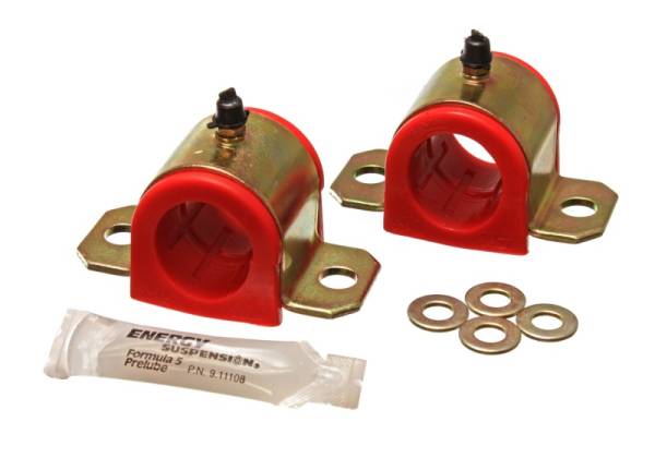 Energy Suspension - Energy Suspension 93-98 Toyota Supra Red 30mm Front Sway Bar Frame Bushings