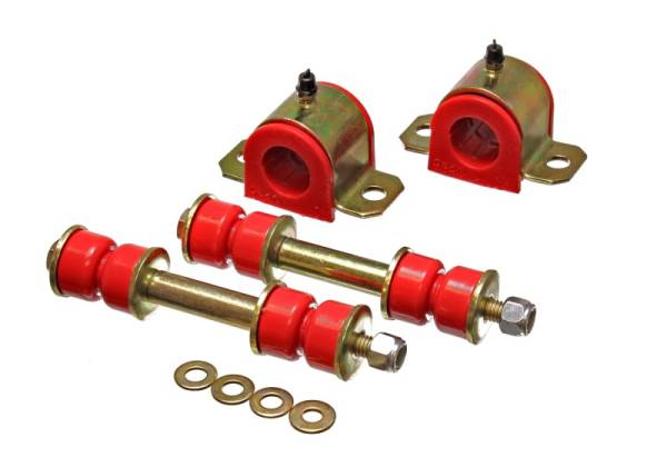 Energy Suspension - Energy Suspension 95-00 Toyota Pickup 2WD (Exc T-100/Tundra) Red 25mm Front Sway Bar Bushing Set