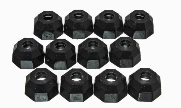 Energy Suspension - Energy Suspension Universal Black 12mm Taper Dia Octagon Tie Rod Dust Boots (BOX of 12)