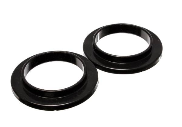 Energy Suspension - Energy Suspension Universal 3 3/4in ID 5 7/16in OD 7/8in H Black Coil Spring Isolators (2 per set)