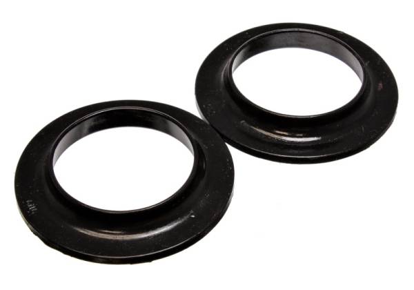 Energy Suspension - Energy Suspension Universal 3-3/4in ID 5-13/16in OD 7/8in H Black Coil Spring Isolators (2 per set)