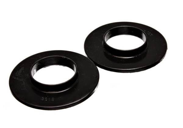 Energy Suspension - Energy Suspension Universal 2 3/16in ID 4 9/16in OD 5/8in H Black Coil Spring Isolators (2 per set)