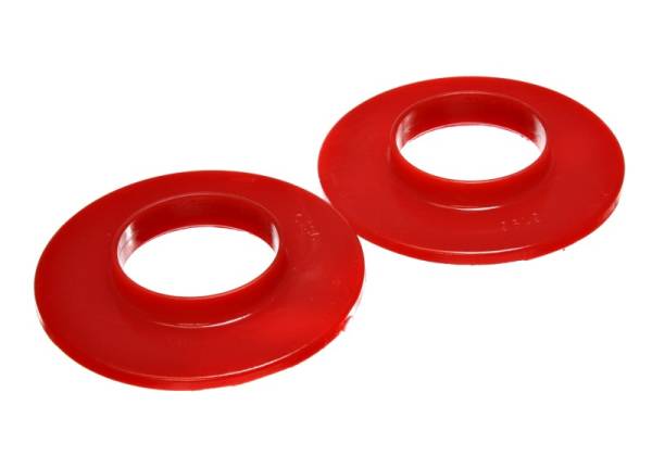 Energy Suspension - Energy Suspension Universal 2 3/16in ID 4 9/16in OD 5/8in H Red Coil Spring Isolators (2 per set)