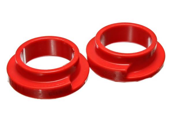 Energy Suspension - Energy Suspension Universal 2 1/8in ID 2 1/2in OD 5/8in H Red Coil Spring Isolators (2 per set)