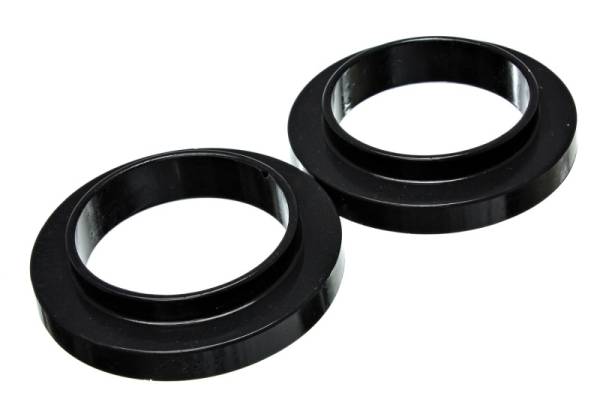 Energy Suspension - Energy Suspension Universal 3 3/4in ID 25 7/16in OD 3/4in H Black Coil Spring Isolators (2 per set)