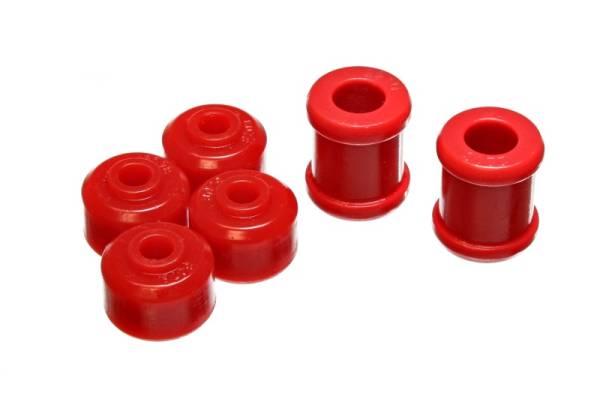 Energy Suspension - Energy Suspension 88-98 GM Silverado 1/2 Ton C-10/C1500 P/U 2WD Red Front Shock Bushing Set