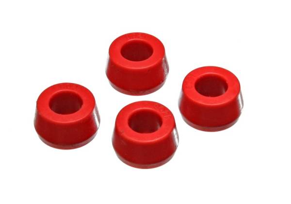 Energy Suspension - Energy Suspension Shock Bushing Set - Red