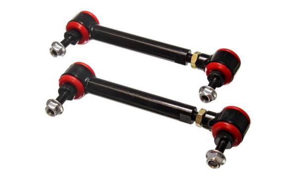 Energy Suspension - Energy Suspension Universal Red 5-3/4in-6-3/4in inAin Range Pivot Style End Link Set