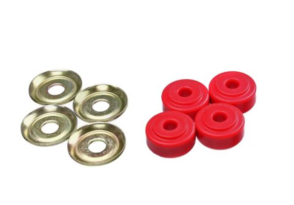 Energy Suspension - Energy Suspension Red Shock Tower Bushing Set 7/8in Nipple 3/8in ID 1-1/4in OD