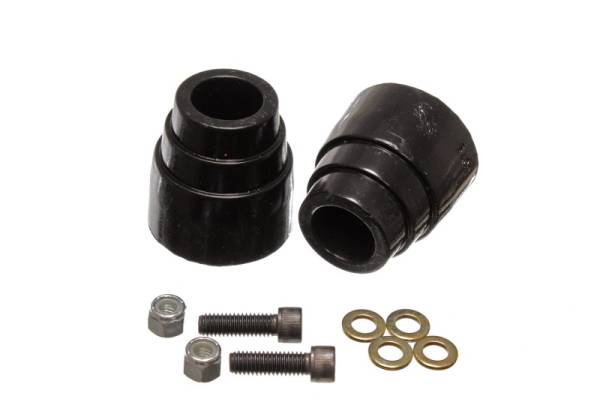 Energy Suspension - Energy Suspension 00-04 Ford Excursion 4WD Black Front Axle Bump Stop Set