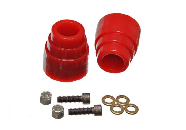 Energy Suspension - Energy Suspension 00-04 Ford Excursion 4WD Red Front Axle Bump Stop Set