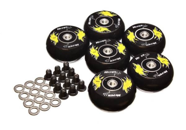 Energy Suspension - Energy Suspension 2in /50 Mm Wheel (6 Ea) - Black