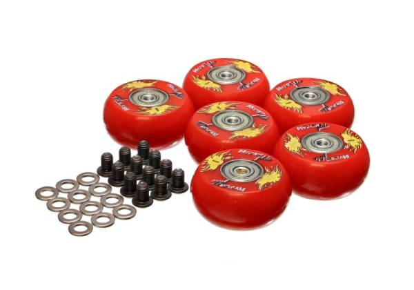 Energy Suspension - Energy Suspension 2in /50 Mm Wheel (6 Ea) - Red