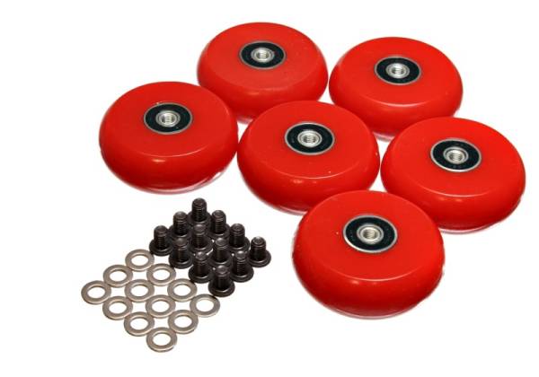 Energy Suspension - Energy Suspension 2.375 inch Hyper-Glide PolyCreeper Wheels (Set of 6)