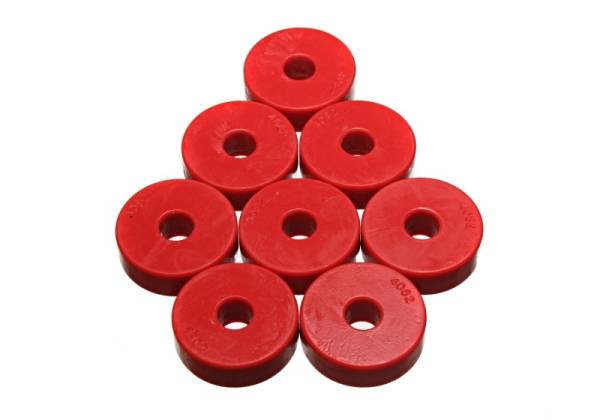 Energy Suspension - Energy Suspension Pad - Firm - 1-15/16in OD x 9/16in ID x 21/32in H - Red