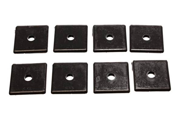 Energy Suspension - Energy Suspension Pad - Med - 2in SQ x 7/16in ID x 1/4in H - Black