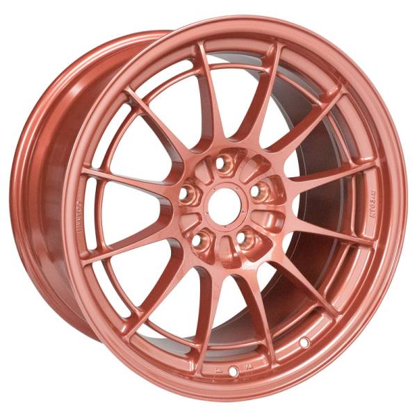 Enkei - Enkei NT03+M 18x9.5 5x114.3 40mm Offset 72.6mm Bore Orange Wheel