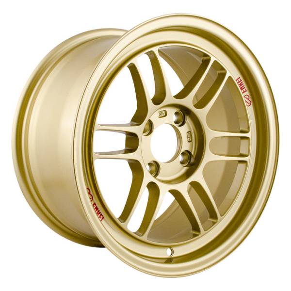 Enkei - Enkei RPF1 15x8 4x100 28mm Offset 75mm Bore Gold Wheel