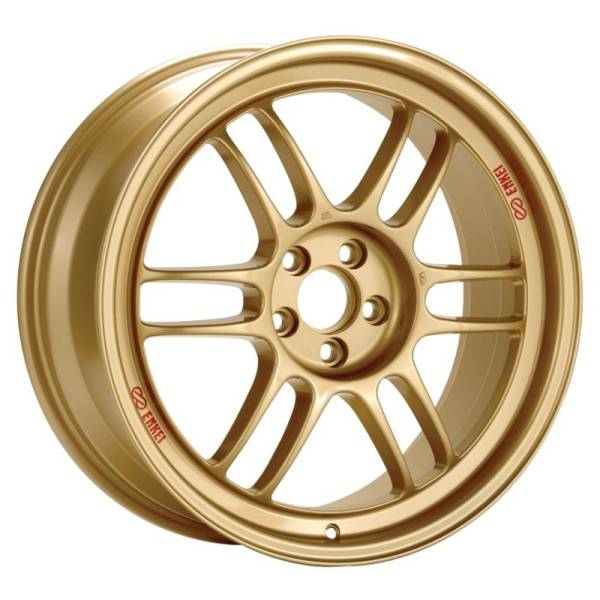 Enkei - Enkei RPF1 17x8 5x114.3 45mm Offset 73mm Bore Gold Wheel 05-07 STI/06-10 Civic Si