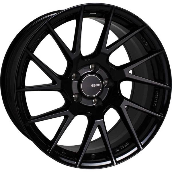 Enkei - Enkei TM7 18x8.0 5x112 45mm Offset 72.6mm Bore Gloss Black Wheel