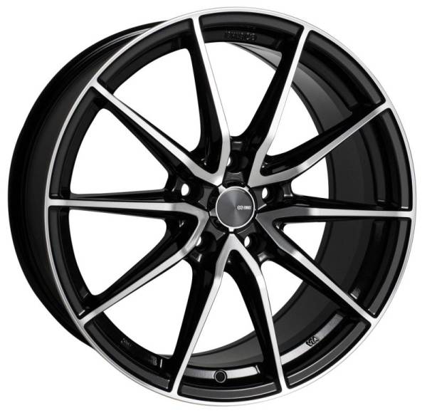 Enkei - Enkei DRACO 17x7.5 5x100 45mm Offset 72.6mm Bore Black Machined Wheel