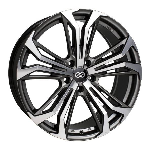 Enkei - Enkei Vortex 5 Wheel 18x8 40mm Offset 5x120 72.6mm Bore - Anthracite Machined