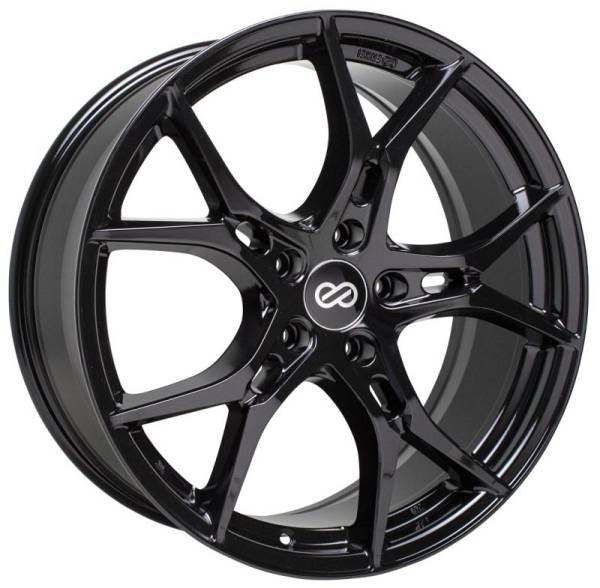 Enkei - Enkei Vulcan 17X7.5 38mm Offset 5x114.3 Bolt 72.6mm Bore Gloss Black Wheel