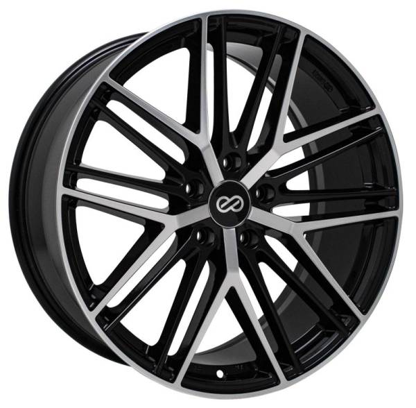 Enkei - Enkei Phantom 18x8 5x120 40mm 72.6mm Bore Black Machined Wheel