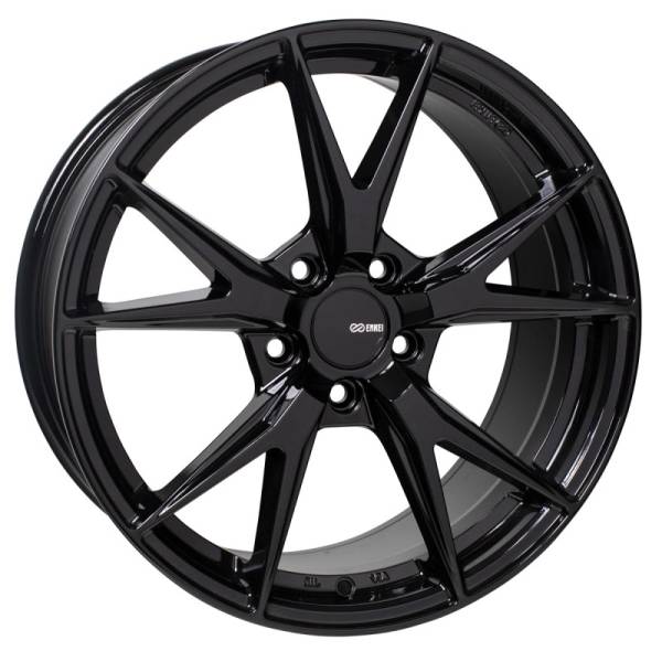 Enkei - Enkei Phoenix 17x7.5 38mm Offset 5x114.3 72.6mm Bore Gloss Black Wheel