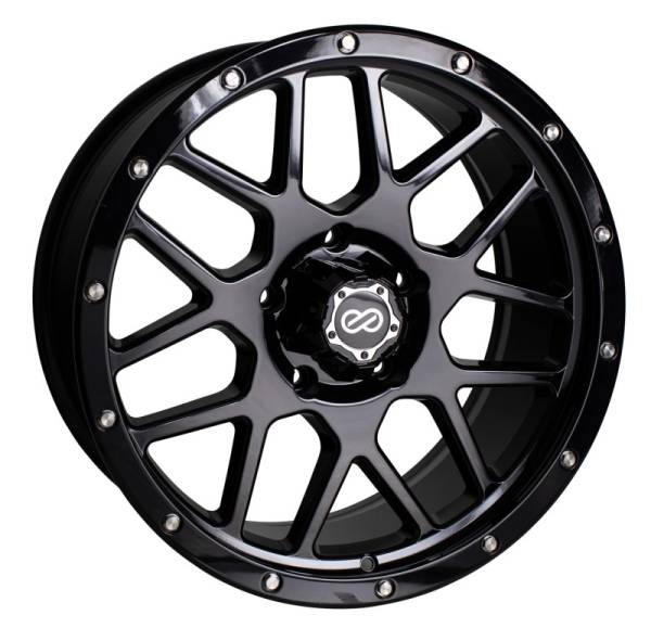 Enkei - Enkei Matrix 20x9 6x139.7 BP 15mm Offset 108mm Bore Gloss Black Wheel - 526-290-8415BK