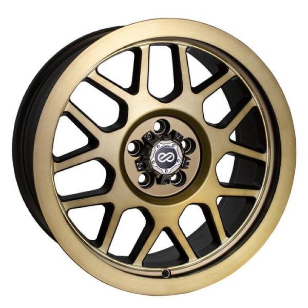 Enkei - Enkei Matrix 17x9 5x127 10mm Offset 108mm Bore Brushed Gold Wheel