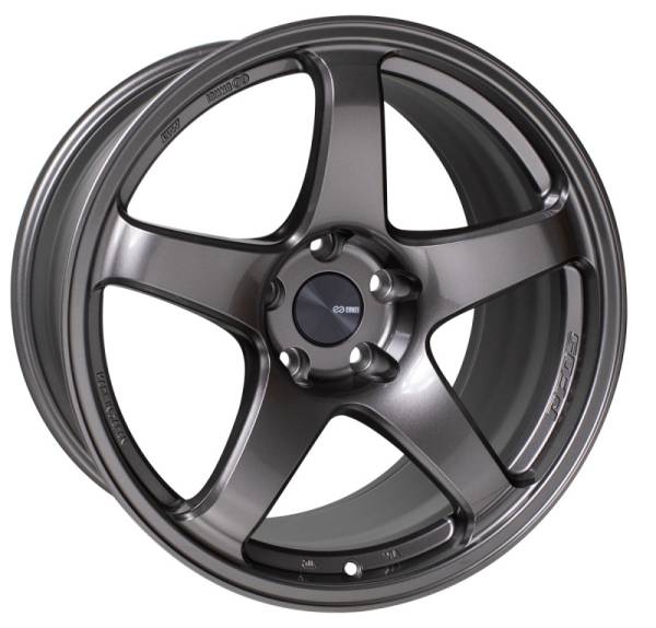 Enkei - Enkei PF05 16x7 4x100 45mm Offset 75mm Bore Dark Silver Wheel