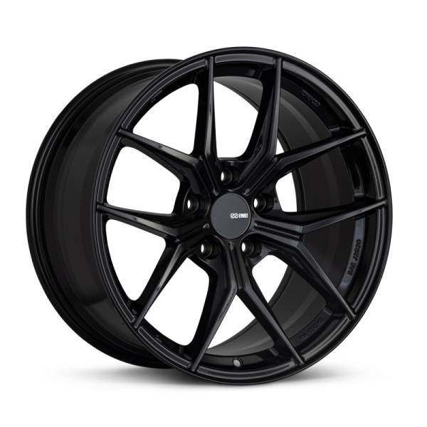 Enkei - Enkei TSR-X 20x8.5 40mm Offset 5x114.3 BK 72.6mm Bore Gloss Black