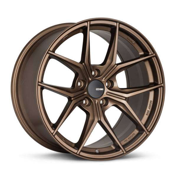 Enkei - Enkei TSR-X 20x8.5 40mm Offset 5x114.3 BK 72.6mm Bore Gloss Bronze