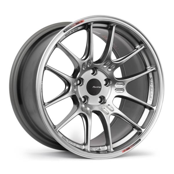 Enkei - Enkei GTC02 17x7.5 5x100 35mm Offset 75mm Bore Hyper Silver Wheel - 534-775-8035HS