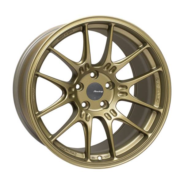 Enkei - Enkei GTC02 18x10 5x112 32mm Offset 66.5mm Bore Titanium Gold Wheel