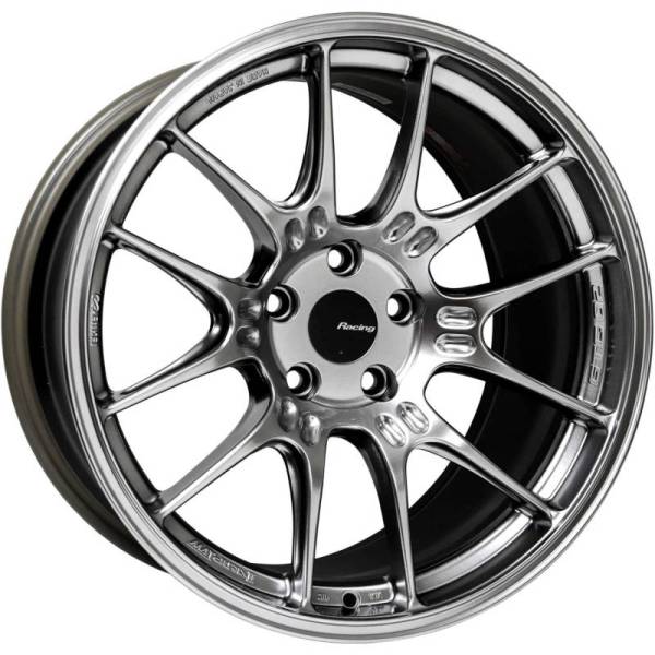 Enkei - Enkei GTC02 18x9.5 5x112 22mm Offset 66.5mm Bore Hyper Silver Wheel