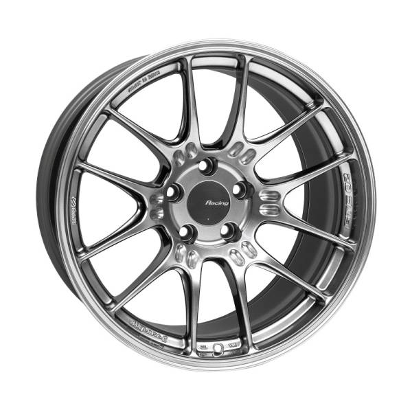 Enkei - Enkei GTC02 18x9.5 5x114.3 15mm Offset 75mm Bore Hyper Silver Wheel