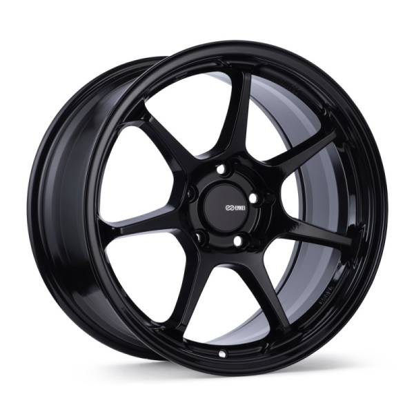 Enkei - Enkei TS-7 18x8 5x112 45mm Offset 72.6mm Bore Gloss Black Wheel