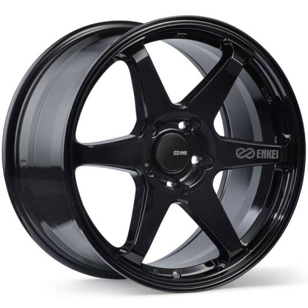 Enkei - Enkei T6R 17x8 40mm Offset 5x114.3 Bolt Pattern 72.6 Bore Gloss Black Wheel