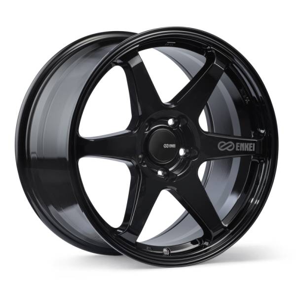 Enkei - Enkei T6R 18x9.5 38mm Offset 5x114.3 Bolt Pattern 72.6 Bore Gloss Black Wheel