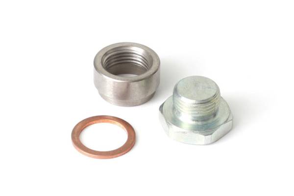 Haltech - Haltech O2 Sensor Weld-On Bung w/Copper Washer & Blanking Plug M18 x1.5 - HT-010702