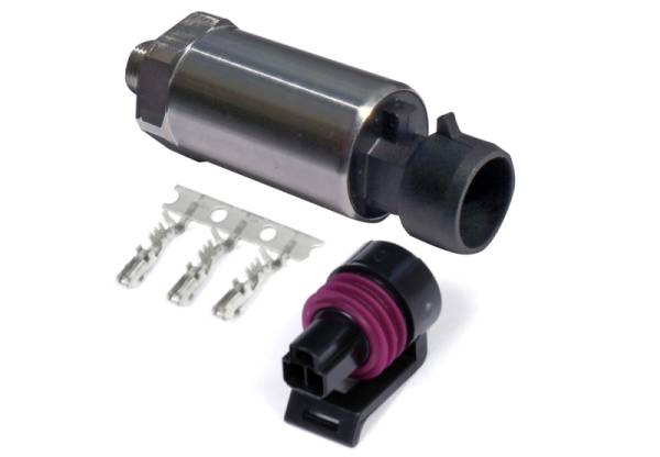 Haltech - Haltech 250 PSI Motorsport (SS Diaphragm) Fuel/Oil Pressure Sensor 1/8 NPT (Incl Plug/Pins) - HT-010912