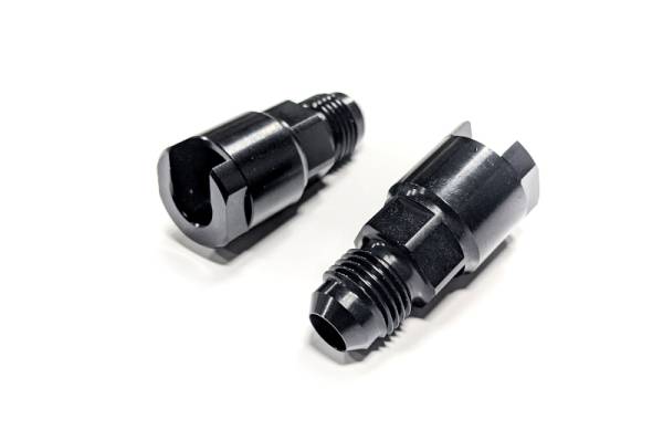 Haltech - Haltech Flex Fuel Fittings 3/8 (GM Spring Lock) to -6AN Male (Incl Two Fittings) - HT-011030