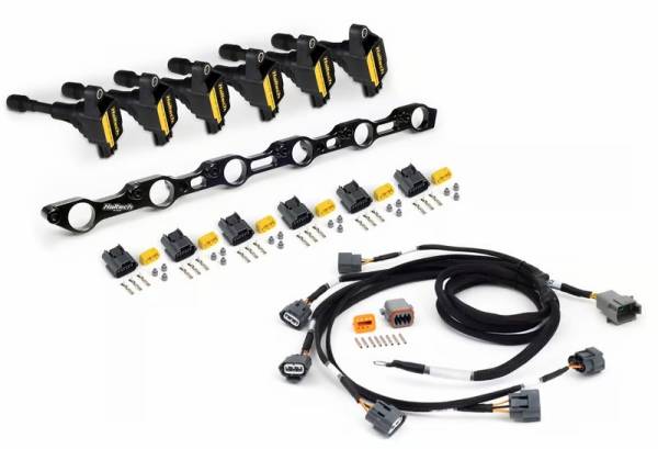 Haltech - Haltech R35 Coil Conversion Kit for Toyota JZ Incl. Bracket Coils Connectors and Harness (1JZ, 1JZ VVTi,2J) - HT-120201