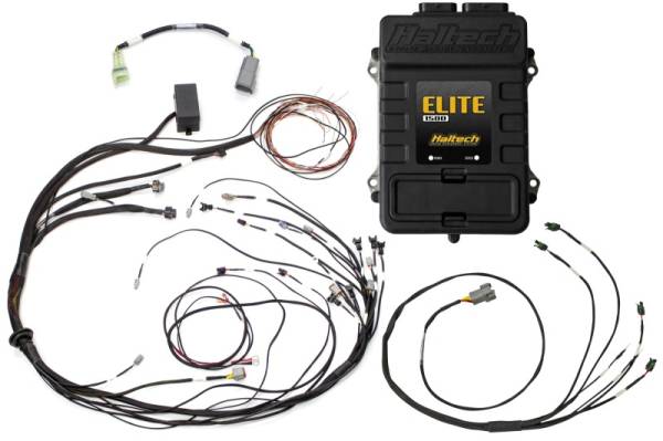 Haltech - Haltech Elite 1500 Terminated Harness ECU Kit w/ Square EV1 Injector Connectors - HT-150978