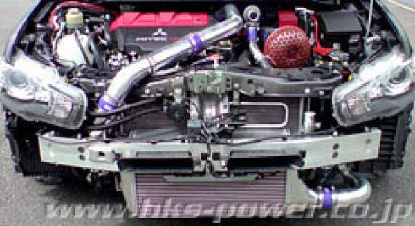 HKS - HKS Type-2 Front Mount Intercooler includes Full Piping Kit for 08-10 Mitsubishi Evolution X